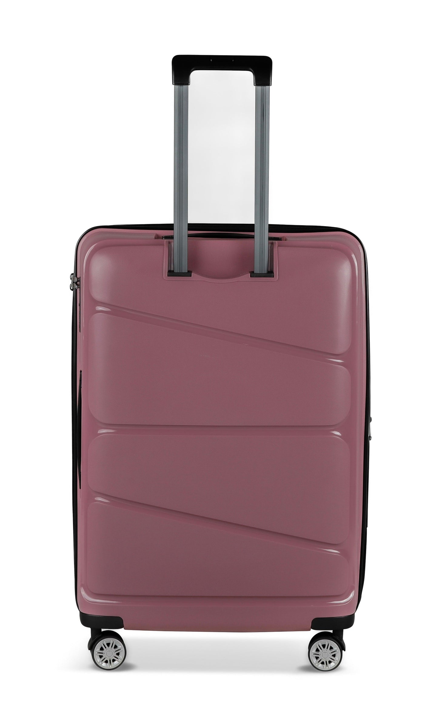 Valise Platinium Taille Large (74cm) Rose polypropylène vue de dos