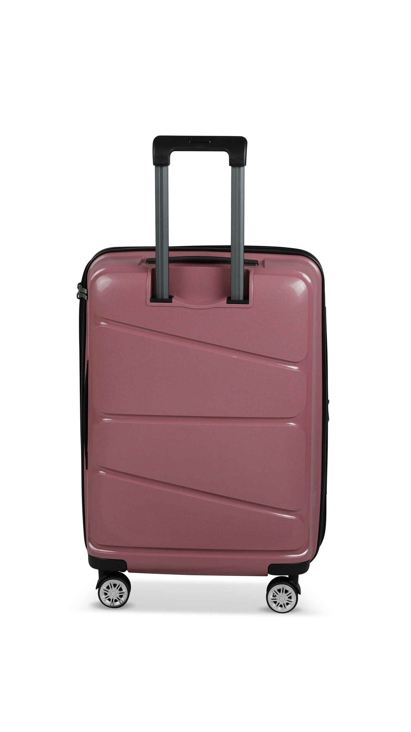 Valise Platinium Taille Medium (65cm) Rose polypropylène vue de dos