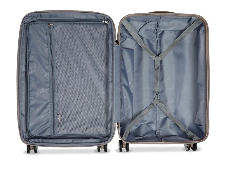 PLATINIUM - MADRID - VALISE TAILLE MOYENNE RIGIDE EXTENSIBLE - CHAMPAGNE - LE MONDE DU BAGAGE