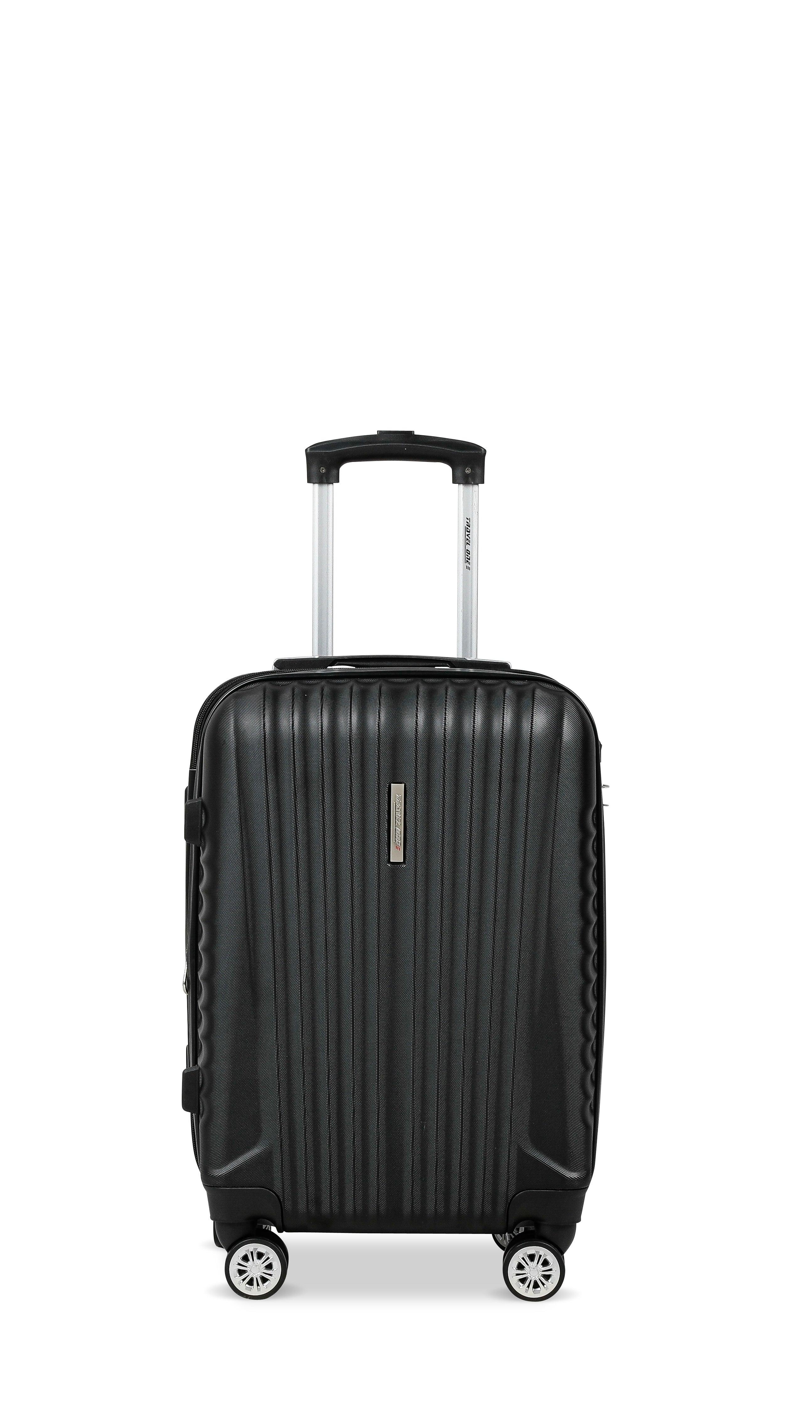 Valise Rigide Taille Cabine 55CM à Doubles Roues Travel One