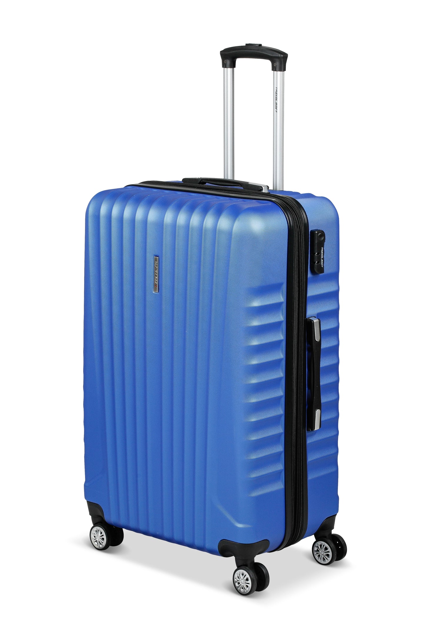Valise Travel One Bleu Taille Large 76cm extensible vue de profil