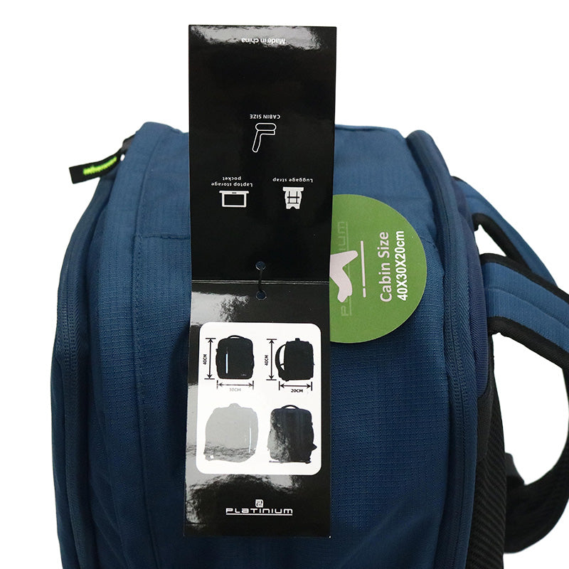 Sac à dos cabine 40x30x20 cm PLATINIUM – CITY 40