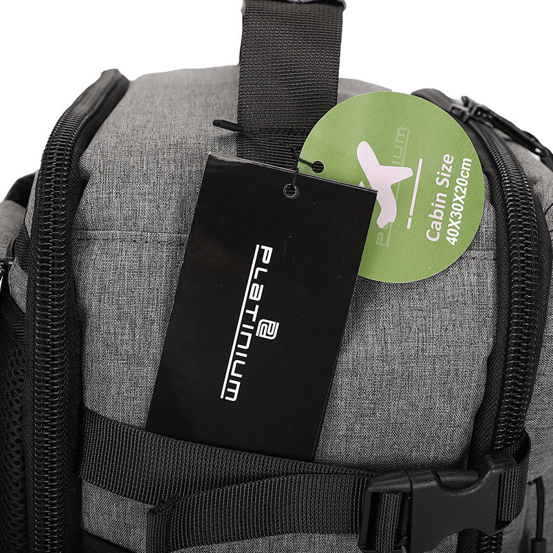 Sac à dos cabine 40x30x20 cm PLATINIUM – CABIN 40 – Format underseat avion