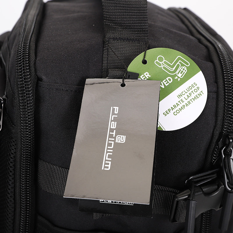 Sac à dos cabine 40x30x20 cm PLATINIUM – CABIN 40 – Format underseat avion