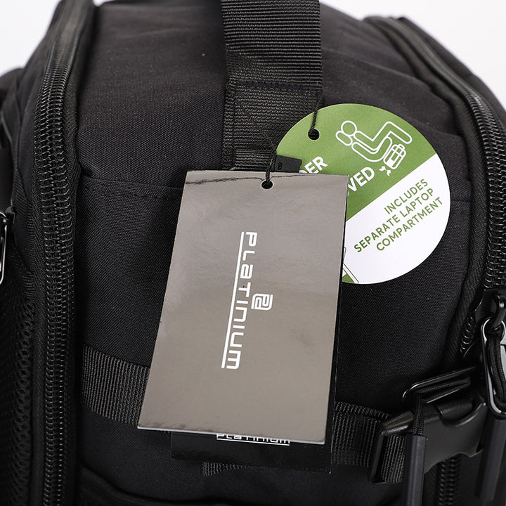 Sac à dos cabine 40x30x20 cm PLATINIUM – CABIN 40 – Format underseat avion