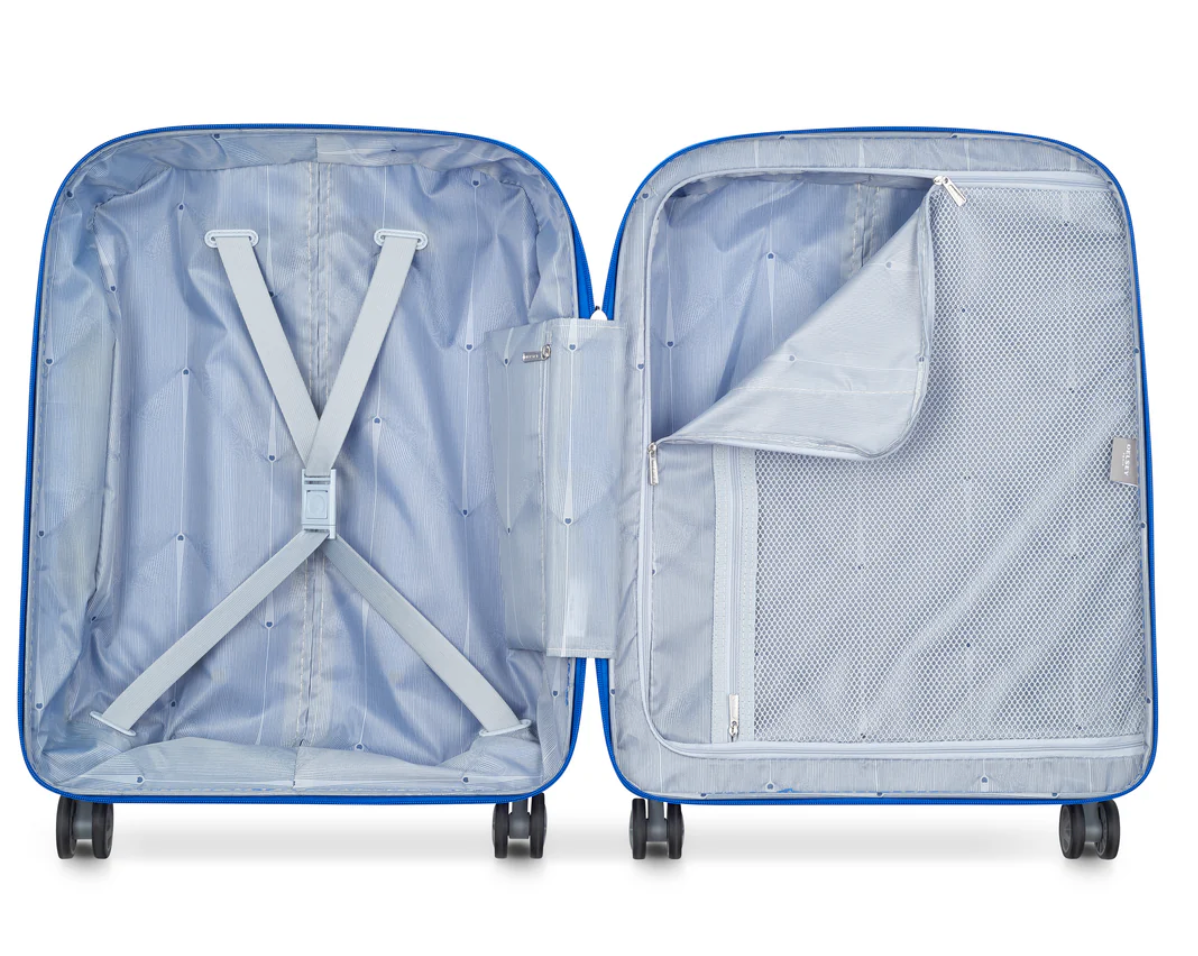 DELSEY CLAVEL VALISE CABINE - S SLIM (55CM) MATIÈRE RECYCLÉE