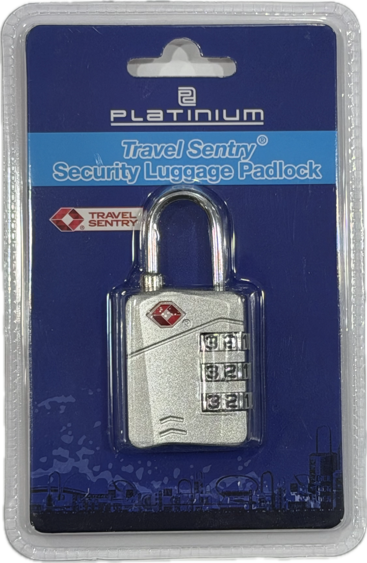 Cadenas à combinaison TSA -  Platinum