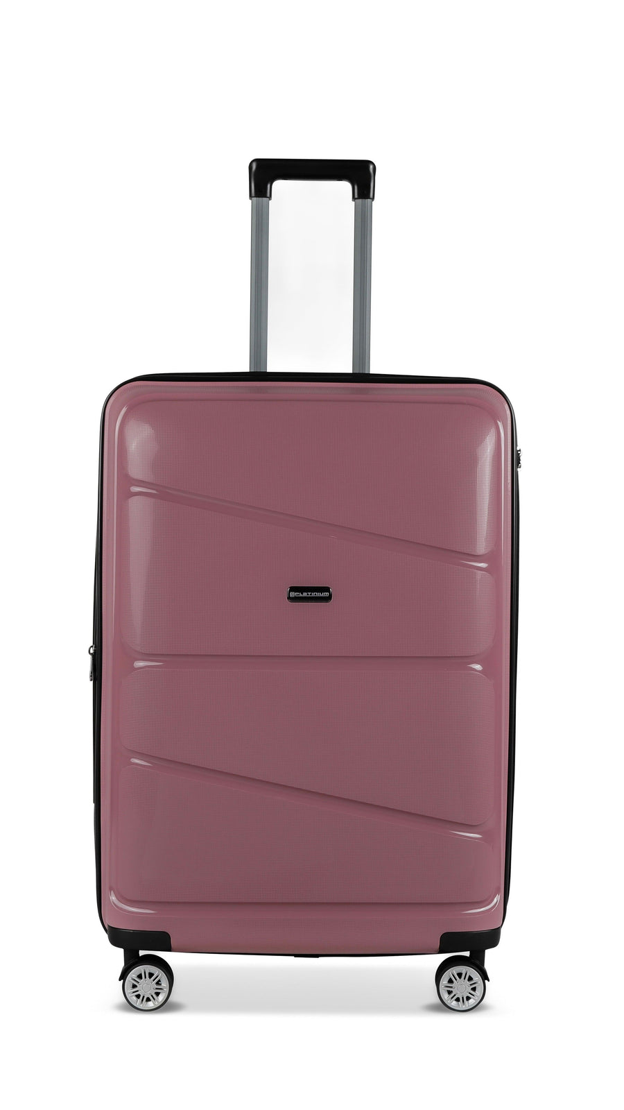 Valise Platinium Taille Large (74cm) Rose polypropylène