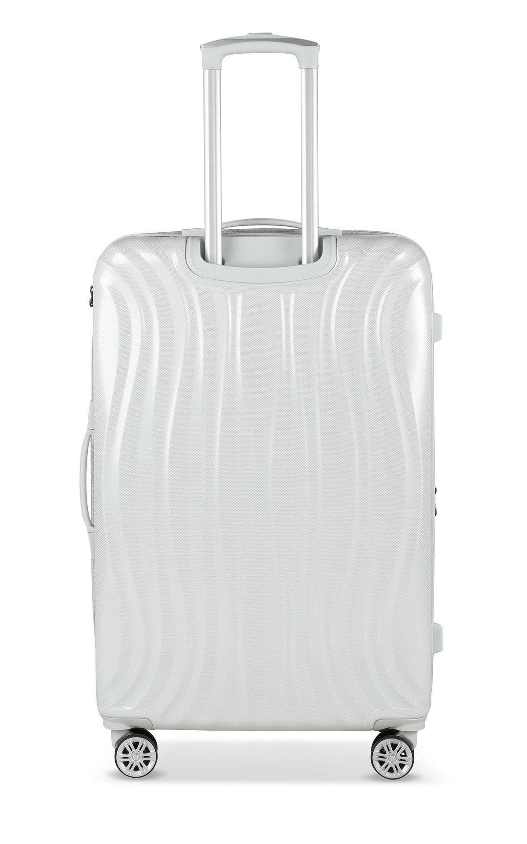 PLATINIUM - PRAGUE - VALISE GRANDE TAILLE RIGIDE EXTENSIBLE - BLANC - LE MONDE DU BAGAGE