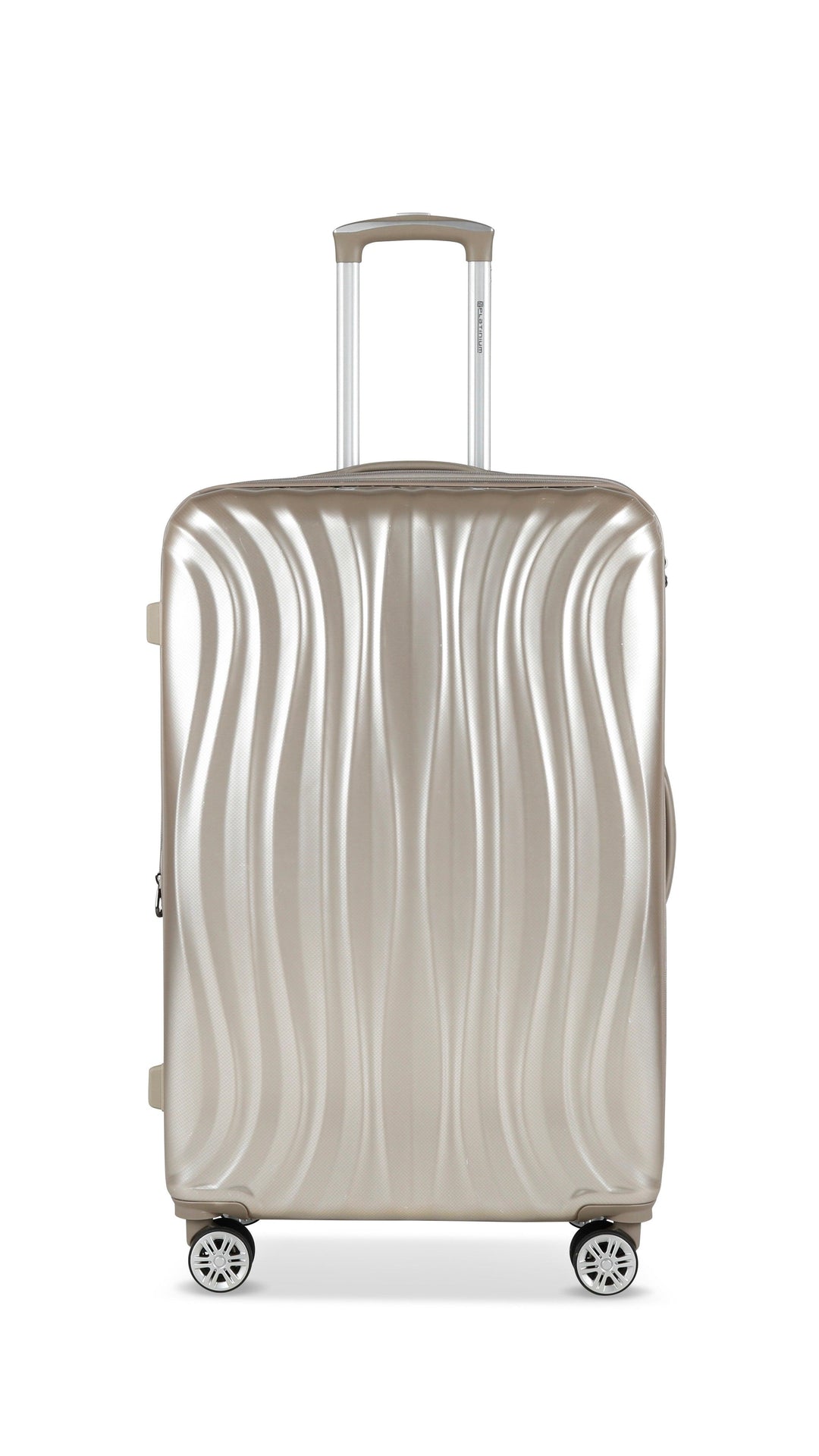 PLATINIUM - MADRID - VALISE GRANDE TAILLE RIGIDE EXTENSIBLE - CHAMPAGNE - LE MONDE DU BAGAGE