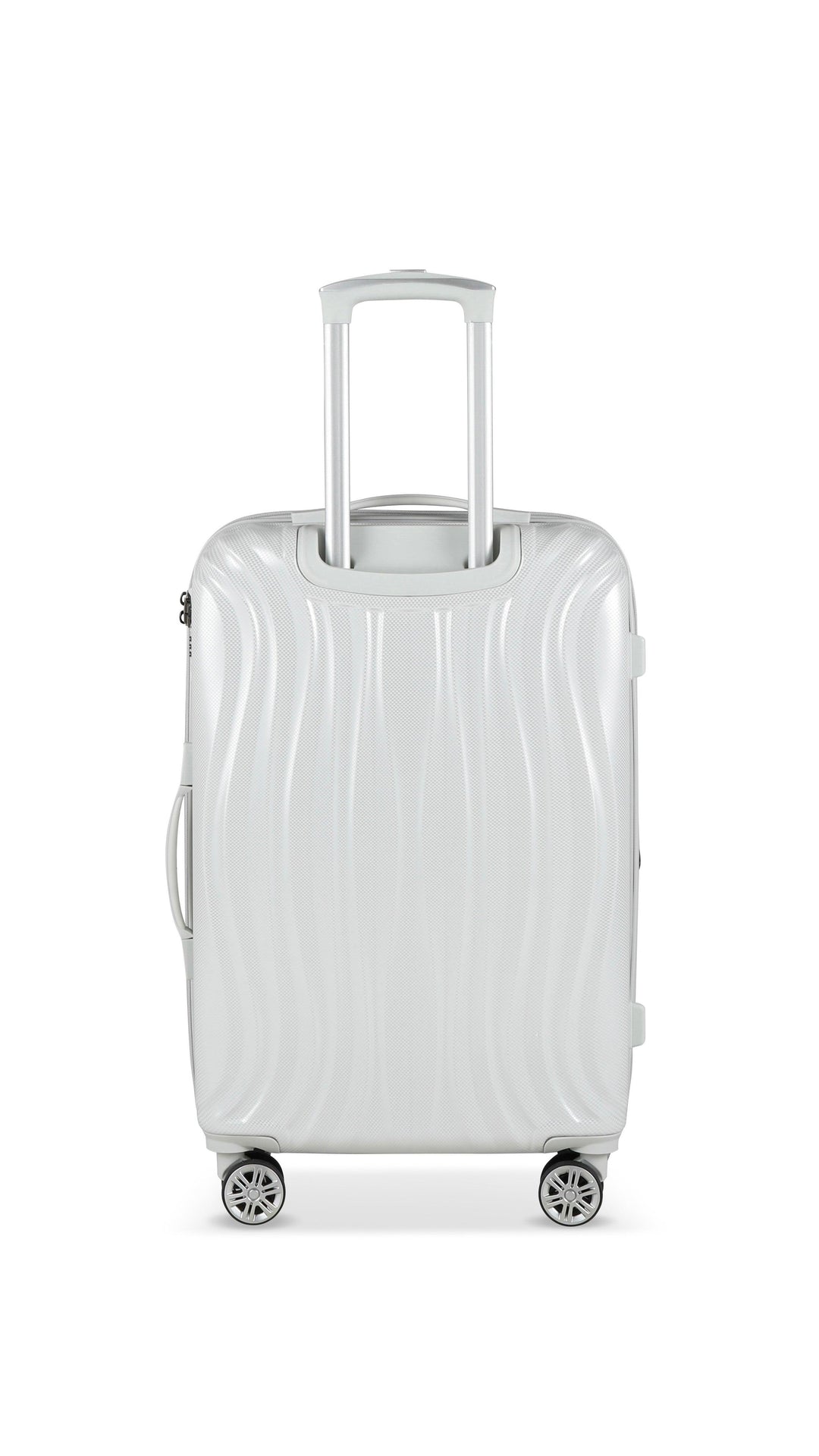 PLATINIUM - PRAGUE - VALISE TAILLE MOYENNE RIGIDE EXTENSIBLE - BLANC - LE MONDE DU BAGAGE