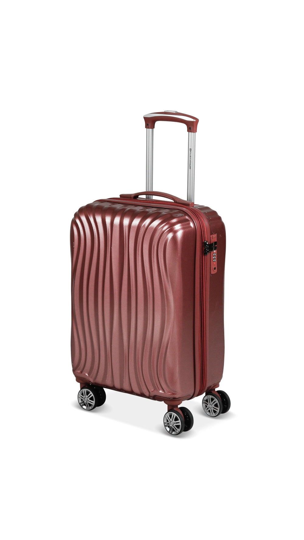 PLATINIUM - VALISE TAILLE CABINE RIGIDE EXTENSIBLE - ROME - BORDEAUX - LE MONDE DU BAGAGE