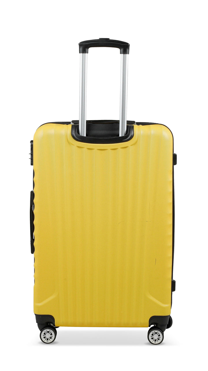 Valise Travel One Jaune Taille Large 76cm vue de dos