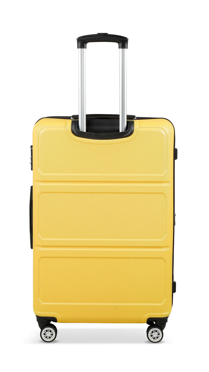 Valise Travel One Jaune Taille Large 76cm extensible vue de dos