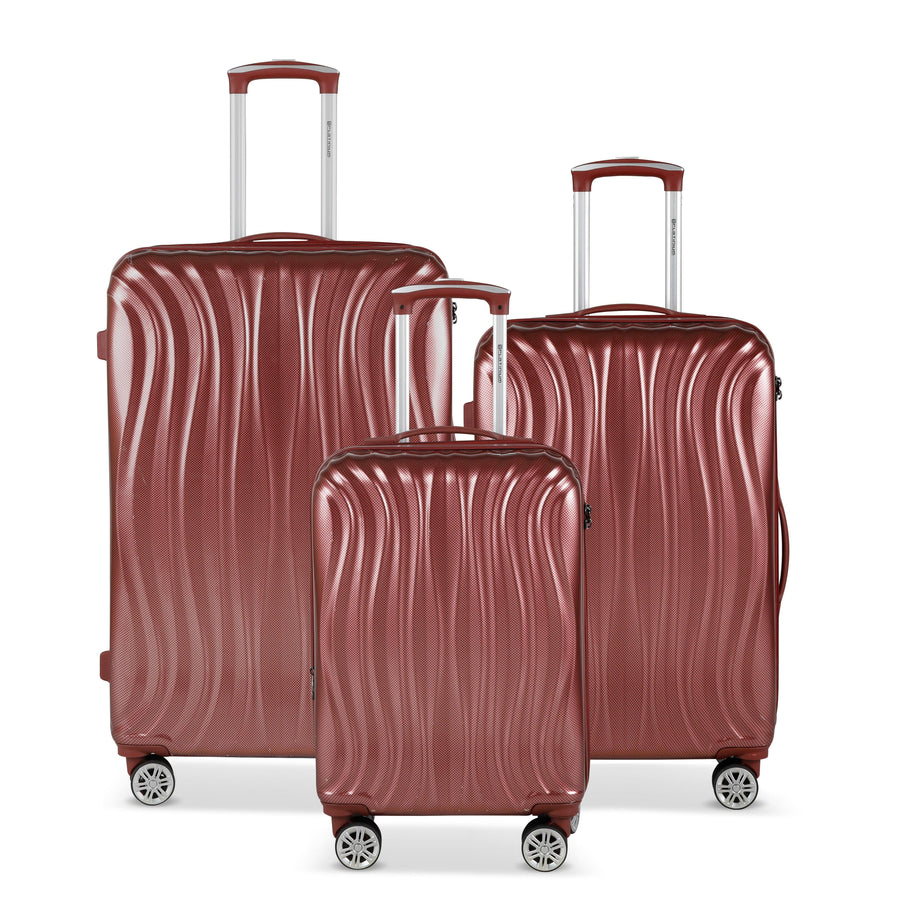 PLATINIUM - SET DE 3 VALISES RIGIDE EXTENSIBLE - ROME - BORDEAUX - LE MONDE DU BAGAGE