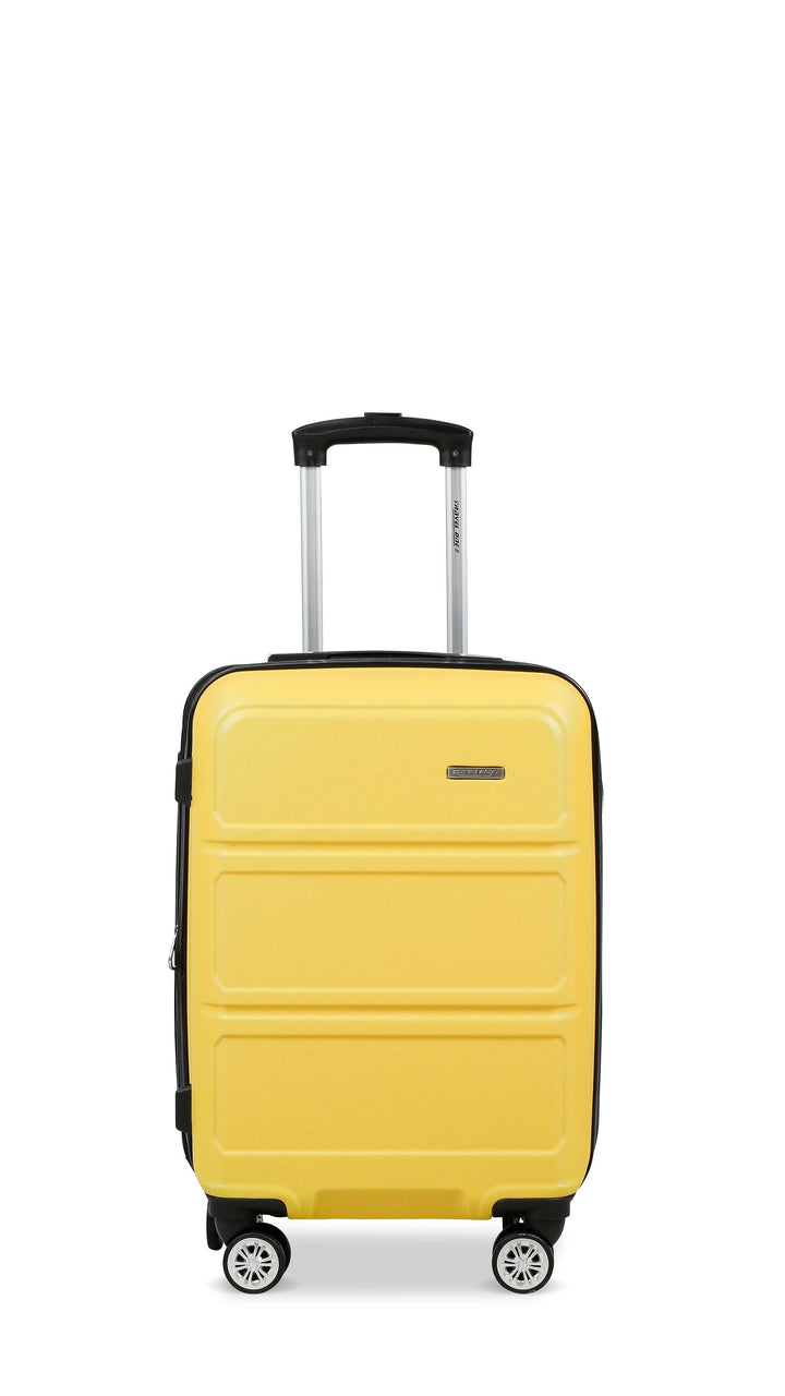 Valise Travel One Jaune Taille Cabine 55cm extensible vue de face