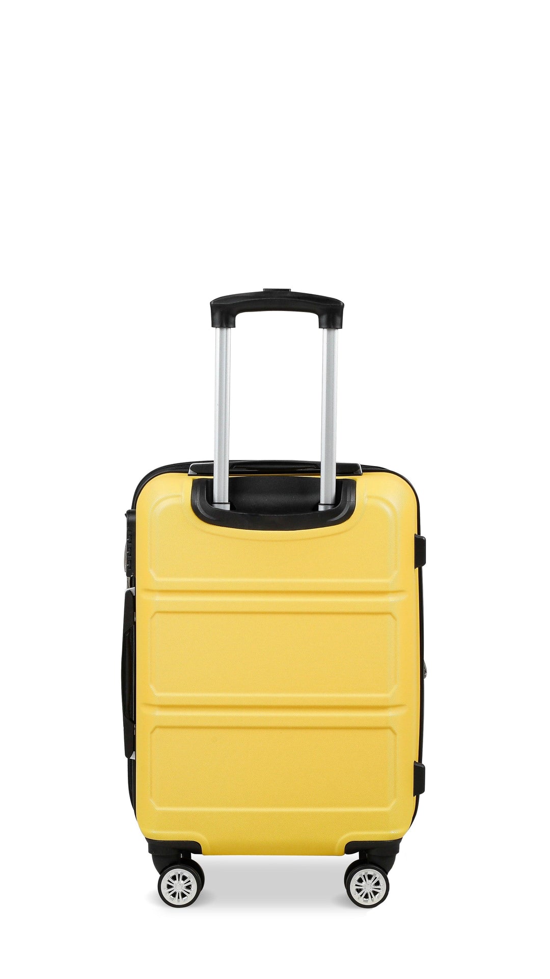 Valise Travel One Jaune Taille Cabine 55cm extensible vue de dos