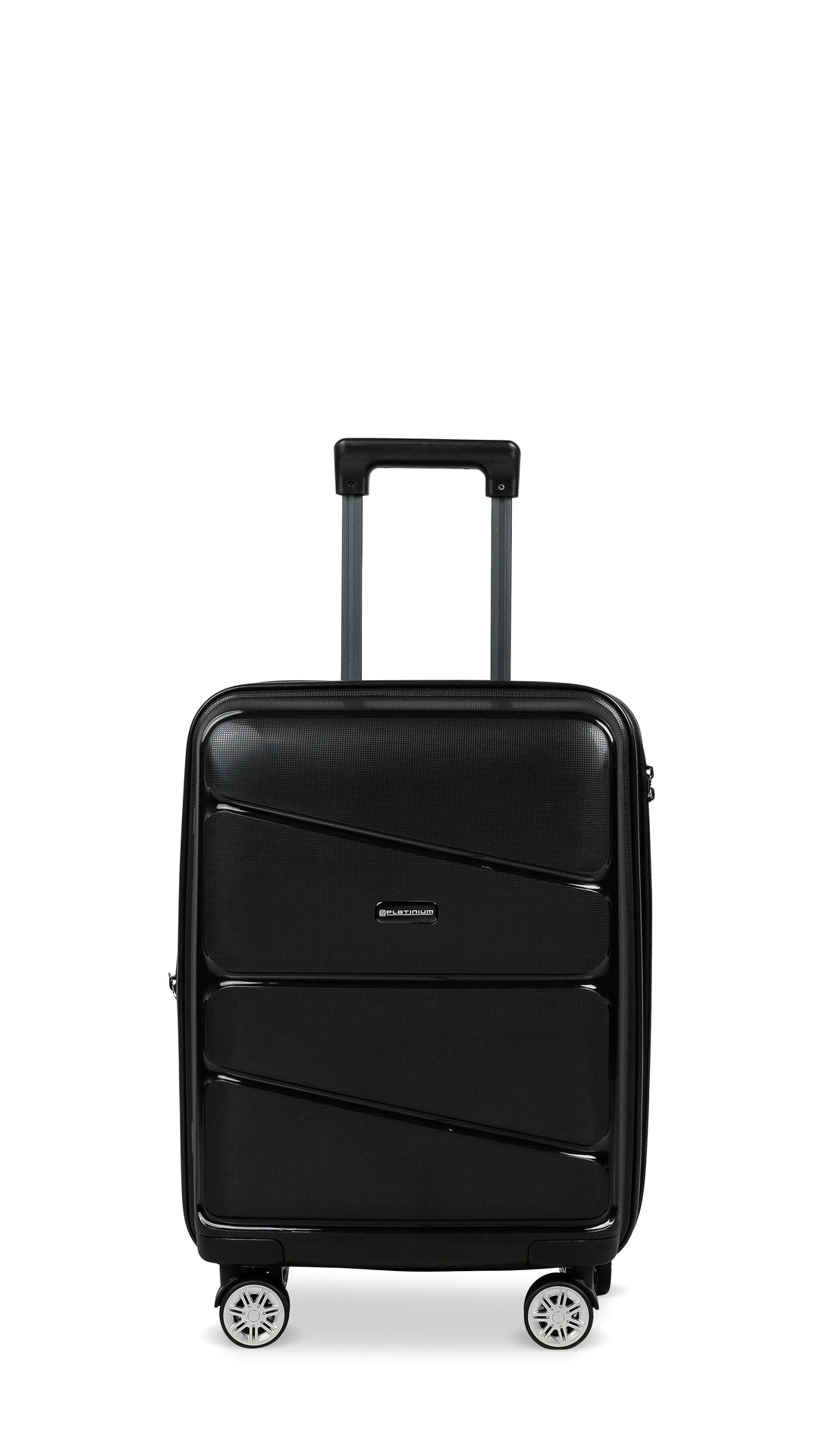 Valise Rigide Grande Taille 55 cm à Doubles Roues PLATINIUM