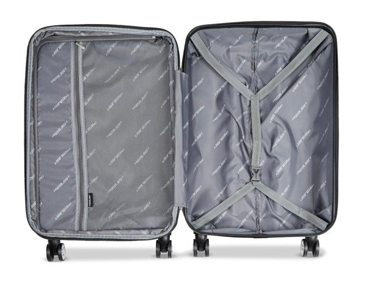 Valise Travel One Bleu Taille Cabine 55cm extensible vue de l’intérieur