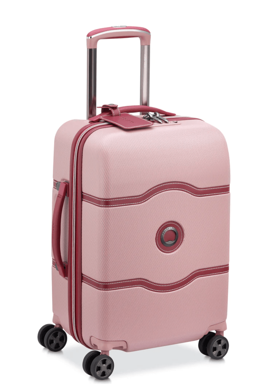 Valise CHATELET 2.0 couleur Rose Taille Cabine 55cm Vue de Profil