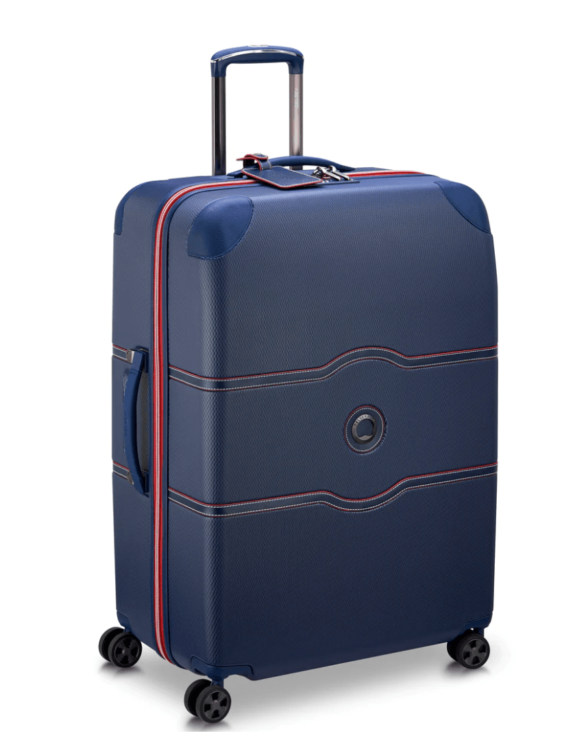 Valise CHATELET 2.0 couleur Bleu Taille Large 76cm Vue de profil