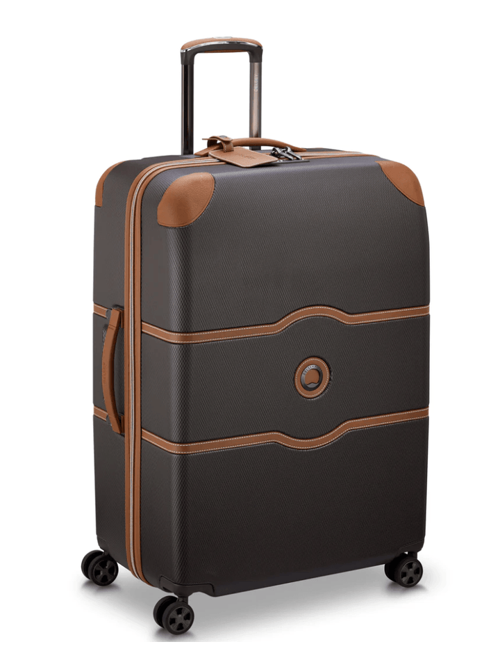 Valise CHATELET 2.0 couleur Marron Taille Large 76cm Vue de profil