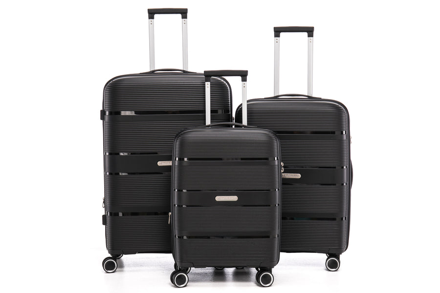 Set de 3 Valises Noir PLATINIUM en vente sur Le Monde Du Bagage