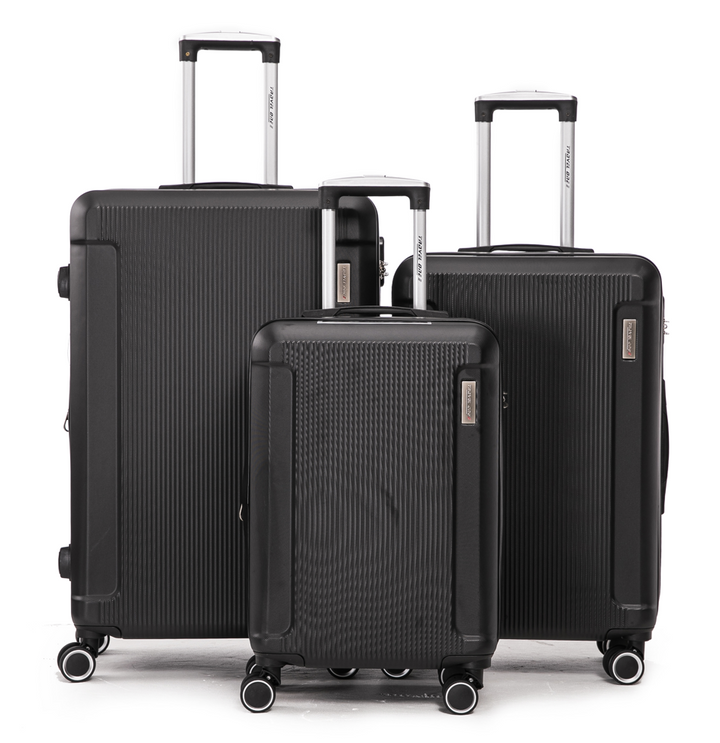 Travel One Set de 3 valises noir