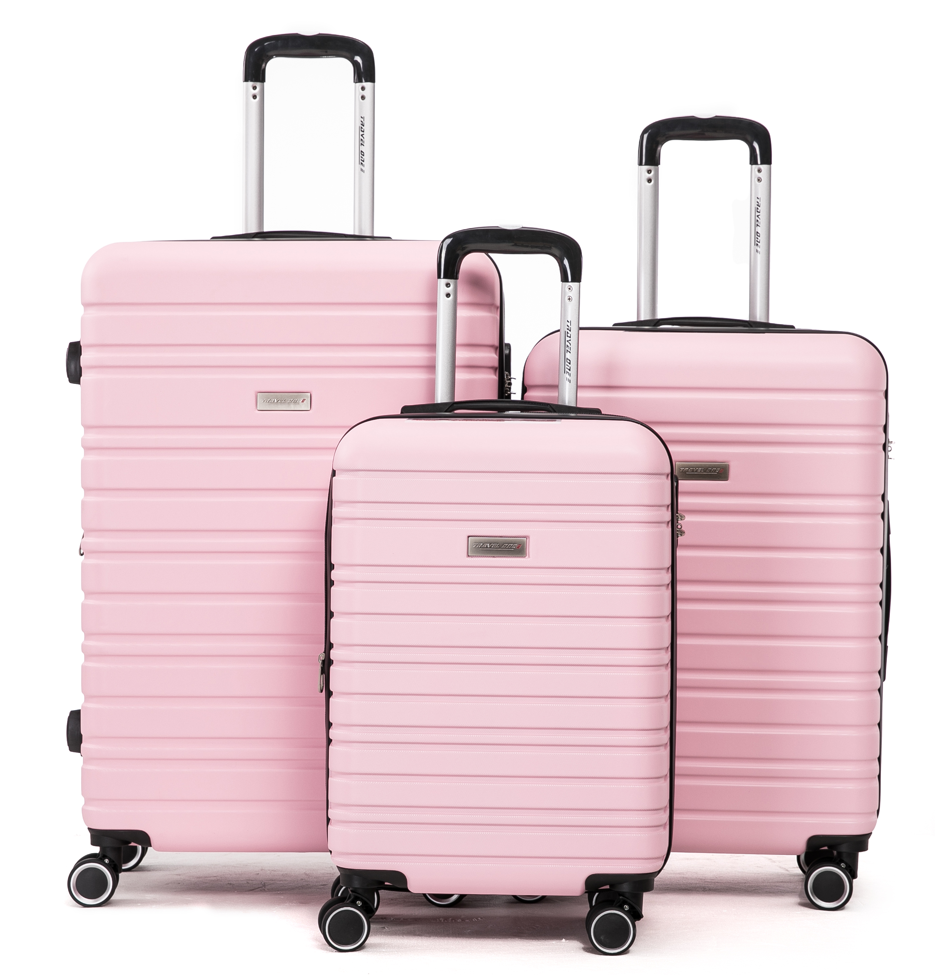 Valise Rose Set de 3 Travel One